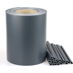 Tvoros juosta su spaustukais 19 cm x 35 mb grafitas