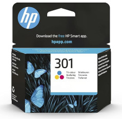 HP 301 originali juodos spalvos rašalo kasetė, skirta 