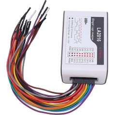 Fafeicy USB -Logikanalysator 16 Kanäle 200 M Abtastrate 50 V Bis 50 V Einstellbarer Schwellenwert LA2016 für Elektrische Testzubehör