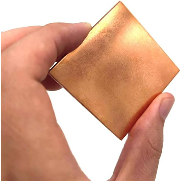 WUDOLI plokščias lakštinis metalas T2 vario plokštė Vario lakštas CNC rėmo modelio forma DIY statybos padas Kvadratinės medžiagos (dydis: 2 mm, spalva: 300x300 mm)