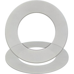 GASKET24 Silikoninis sandariklis 60° skaidrus EN 1514-1 IBC DN 400; PN 25 514 x 407 x 2 (5 vnt.)