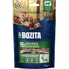 Bozita mėsos kąsneliai briedis, antis skanėstas šunims 70g