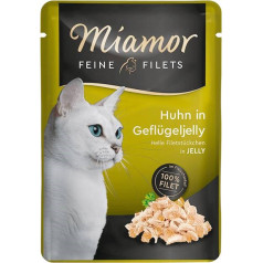 Miamor vištienos filė su paukštienos želė 100g katėms