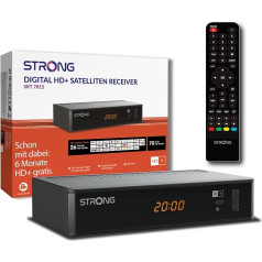 Skaitmeninis HD palydovinis imtuvas STRONG SRT7815, HD-SAT imtuvas, su HD+ Vokietijos žemėlapiu
