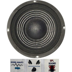 GARSIAKALBIS VIDURINIS ŽEMŲ DAŽNIŲ DIFUZORIUS ŽEMŲ DAŽNIŲ GARSIAKALBIS WEB S-108 JUODAS 25,00 CM 250 MM 10