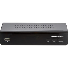Diprogress Dvb-T2 Hevc H265 10 bitų dekoderis su universaliu nuotolinio valdymo pultu 2 in 1 Dpt203Hd