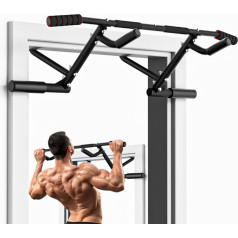 ONETWOFIT Atsistūmimo strypas durų rėmas, atsistūmimo strypas durims, su neslystančiomis rankenomis, sulankstomi strypai, treniruoklis namų sporto salei, iki 210 kg