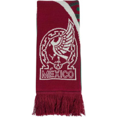 ADIDAS Futbolo šalikas Mexico Team Collegiate Burgundy/Dark Green/White OSFM