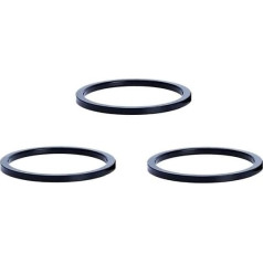 HESHUYAN tarpinė dviračių 2/3 / 5 mm reguliavimo aliuminio lydinio dviračių šakės poveržlės Stem Headset Spacer Raise Handlebar Ring Dviračių aksesuarai Dviračių tarpinė (2mm 3PCS)