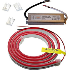 Led-Mafia 12 V / 230 V (maitinimo šaltinis) LED juostos šviesa po stalu apšvietimas pirties lempa šiltai balta