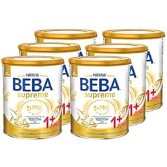 BEBA BEBA Nestlé BEBA Supreme Junior 1 pieno gėrimas nuo 1-ojo gimtadienio (6 x 800 g pakuotė)