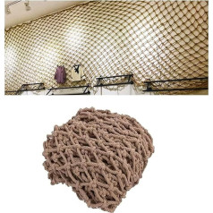 Laipiojimo tinklai, lauko laipiojimo tinklai, džiunglių sporto salės krovinių tinklai, lauko virvių mokymas, medžio namo kopėčios, austinė pertvara, sizalio virvė, tvoros tinklas (4 x 4 m)