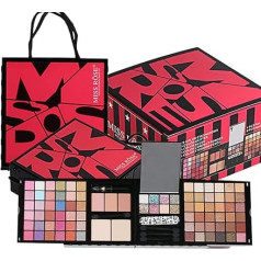 Profesionalūs makiažo rinkiniai, MKNZOME Schminkkoffer Schminke Set Damen Schminkset Makeup Paletten Kosmetik Lidschatten Lipgloss Geburtstags Weihnachten Geschenkset