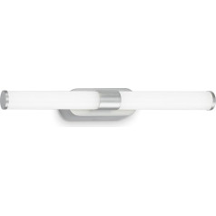 BRILONER LED vonios kambario veidrodinis šviestuvas, sieninis šviestuvas, IP44, neutralios baltos spalvos, 7 W, matinis chromas, 40 cm