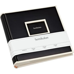Semikolon 351136 200 kišenėlių albumas 23 x 22,3 cm 100 puslapių kreminės spalvos, skirtas 200 x 10 x 15 nuotraukų juodos spalvos