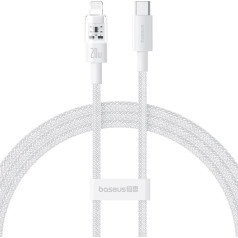 Kabelio brangakmenis usb c-ip 20w 1m (baltas)