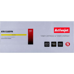 Effiki Activejet atk-5160yn toneris (pakaitinis kyocera tk-5160y; aukščiausios kokybės; 12000 puslapių; geltonas)