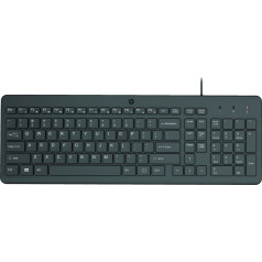hp 150 laidinė klaviatūra juoda 664r5aa