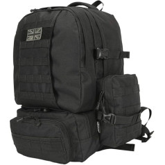 Kombat UK Expedition kuprinė vyrams moterims didelis 50L armijos Airsoft taktinis užpuolimo Molle Sholder krepšys išgyvenimo, kelionės, medžioklė, žygiai, žvejyba, sporto salė, mokykla, kadetų kuprinė