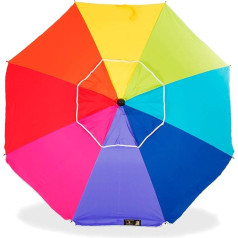 CREVICOSTA QUALITY MARK MARCAS DE CALIDAD 200 cm skėčiai su spirale ir lazdele, rožinės spalvos