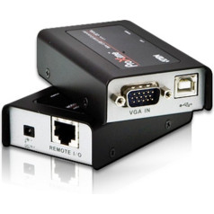 Konsolės prailgintuvas vga usb 100m ce100