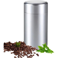 400 ml arbatos talpykla, nerūdijančio plieno arbatos laikymo indas biriai arbatai, arbatos lapų laikymo indas su sandariais dangteliais arbatai, kavai, cukrui