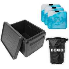 BOXIO - Puiku: Puikus šaldiklis su skirtingomis temperatūros zonomis, kurias užtikrina BOXIO ledo paketai.