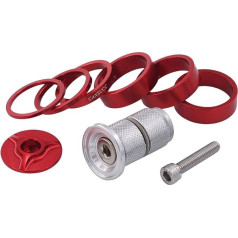 Mllepjdh 1 rinkinys dviračių priekinės šakės tarpiklių komplektas juodai mėlyna 4 spalvos Headset Spacer 1-1 / 4 colių