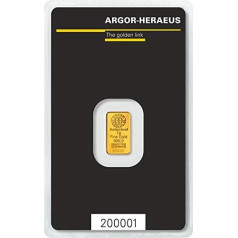 Argor-Heraeus 1 g aukso luitas 999,9