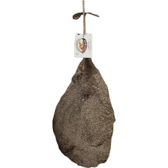 Tikras Guanciale šoninė spagečiams Carbonara, džiovinta su pipirais, kiaulienos sprandinė iš Italijos (450, 450 g)