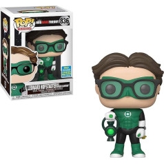 Funko - . Leonardas Hofstadteris kaip Žaliasis žibintas - The Big Bang Theory Pop SDCC 2019 Exclusive #836