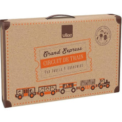 Vilac - Traukinys Grand Express Ingela P,Arhenius Lėktuvai, įvairiaspalvis (7606)