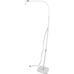 Schwanenhals-Nägel-Stehlampe, Aushärtungslicht-Stehlampe, Dimmer, Zoombare Helligkeit aus Aluminiumlegierung für Make-up