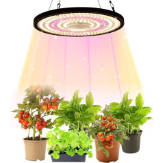 LED augalų lempa, viso spektro auginimo lempa, 100 W 216 LED augalų lempos, LED augančių augalų šviesa šiltnamiams ir kambariniams augalams, daržovėms ir gėlėms auginti
