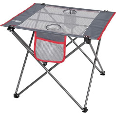 AKTIVE sulankstomas poliesterio stovyklavimo stalas, matmenys 62 x 50 x 50 cm, itin lengvas, patogus ir lengvai nešiojamas, kompaktiškas stovyklavimo stalas, nešiojamas sulankstomas stalas, pikniko stalas (63026)