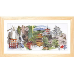 Thea Gouverneur - Skaičiuojamas kryželiu siuvinėjimo rinkinys - Japonija - Linas - 36 numeriai - Suaugusiems - 548