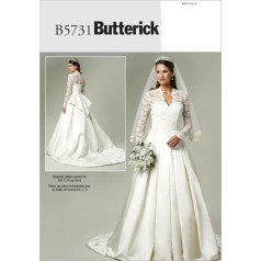Butterick B5731 A5(6-8-10-12-14) B5731 Siuvimo modelis Elegantiškas, ekstravagantiškas, mada