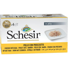 Schesir suaugusiųjų m-pack vištienos filė su kumpiu 4x85g