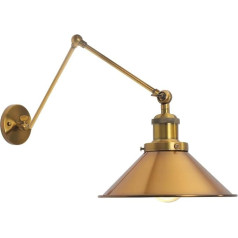 LED vidaus sieninis šviestuvas su reguliuojama pasukama ranka, derliaus pramoninis sieninis šviestuvas, metalinis naktinio stalo sieninis šviestuvas, skirtas skaityti šviestuvą gyvenamajame kambaryje, miegamajame, koridoriuje, sienų apšvietimas, au