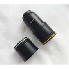 Skaidrių paruošimo kamera Mikroskopo kamera 0,3X mažinimo objektyvas Okuliaro C laikiklio adapterio objektyvas 23,2 mm 30 mm 30,5 mm Mikroskopų priedai