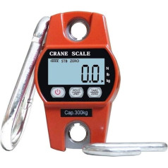 KRXSOBNV, 300 kg/600 lb Waage Mini Digital Kran Hängewaage LCD Bauernhof Jagd Angeln Wiegen, Kranwaagen