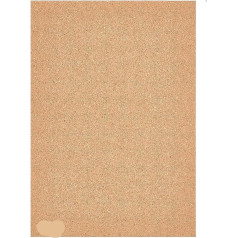 SDIUAKBV Korktafel Selbstklebend 8er-Pack Selbstklebende Korkplatten, 1 mm dick, rechteckig, A4, isolierende Kork-Trägerplatten for Untersetzer, Wanddekoration, Hochzeit(29.7 * 21 * 0.4cm)