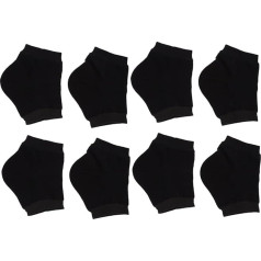 Healvian 10paare Zehenfreie Fersenschutz-socken Atmungsaktive Gel-fersensocken Wiederverwendbare Feuchtigkeitssocken Für Trockene Fersen Für Damen Und Herren