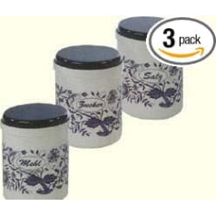 ostprodukte-versand Ossi Item Tin 3 Pack Druska Cukrus Miltai Svogūnai Modelis VDR Dovanos