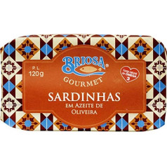 Briosa Sardinės alyvuogių aliejuje 120g
