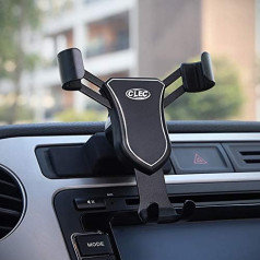 Autophoton [Mise à Jour] Support de Smartphone Support de Smartphone Grasle d'aération Automatic Pour Tiguan I 2007-2016 / Polo V 6C 2014-2017 / Golf Sportsvan 2016-2018 (Le Noir)
