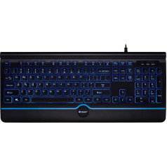 OFIS PRO USB klaviatūra (su mėlynu apšvietimu)