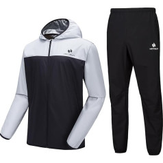 HOTSUIT Sweat Suit Vyriški sportiniai kostiumai Sporto salė Treniruotės Pratimai Sauna Striukė Kelnės Viso kūno