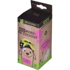 Starch Bag - Biologiniai maišeliai išmatoms - 8 x 15 vnt.