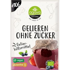 AGAVA želė be cukraus, ekologiška, 22 g (12 vnt.)